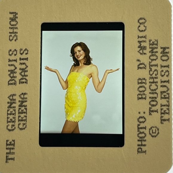 The Geena Davis TV Show Original 35MM Press Kit Slide - Picture 1 of 4